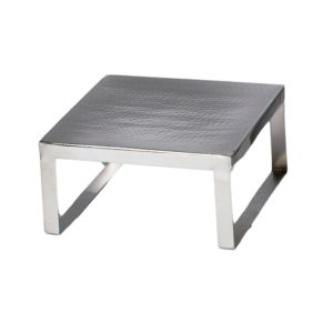 Hammered SS Buffet Riser 12.25