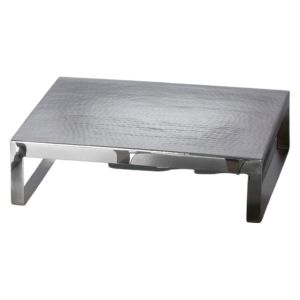 Hammered SS Buffet Riser 18