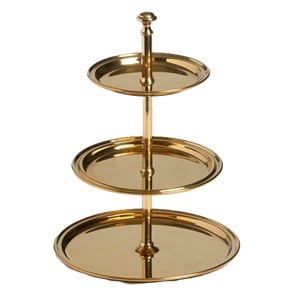 Gold 3 Tier Stand Petite 11.5