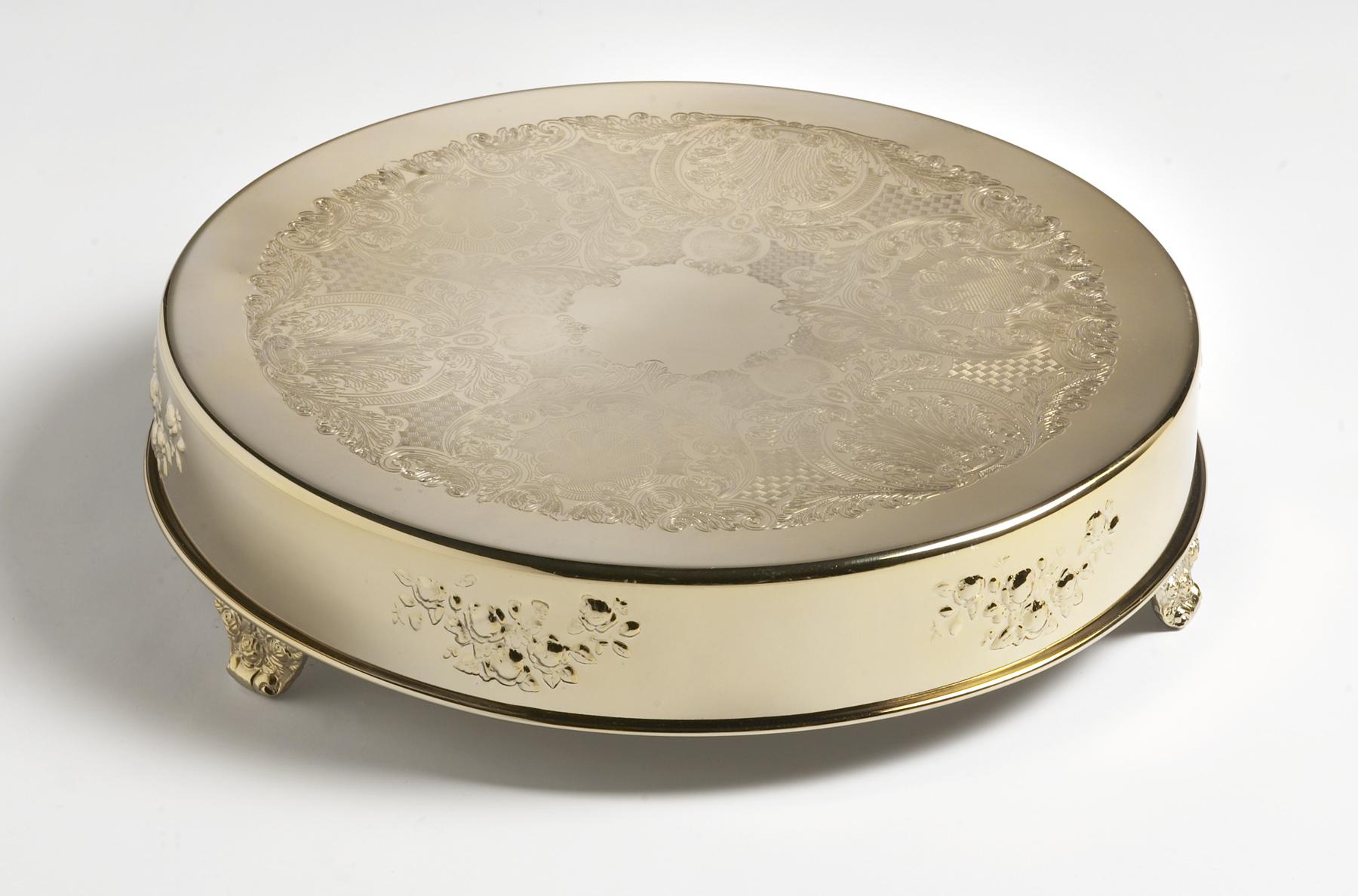 Gold Cake Base Round 18