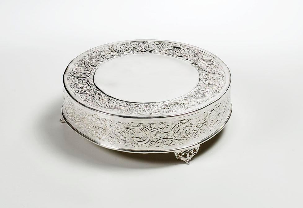 Silver Cake Base Round 16