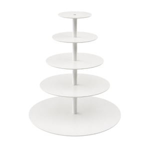 White Cake Stand 4 Tier - Element Event Solutions