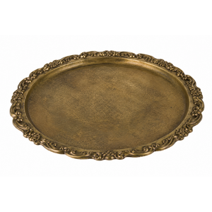 Brass Cake Tray - Element Event Solutions