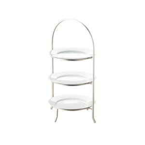 Nickel Matte 3 Tier Stand - Element Event Solutions
