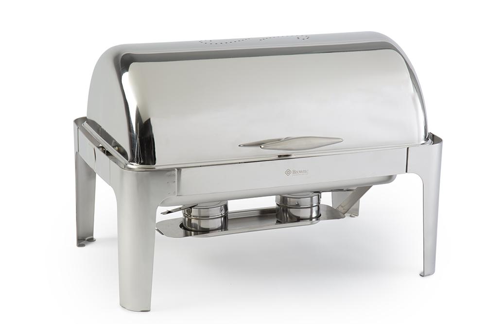 Cadence Chafing Dish Rectangle with Roll Lid - Element Event Solutions