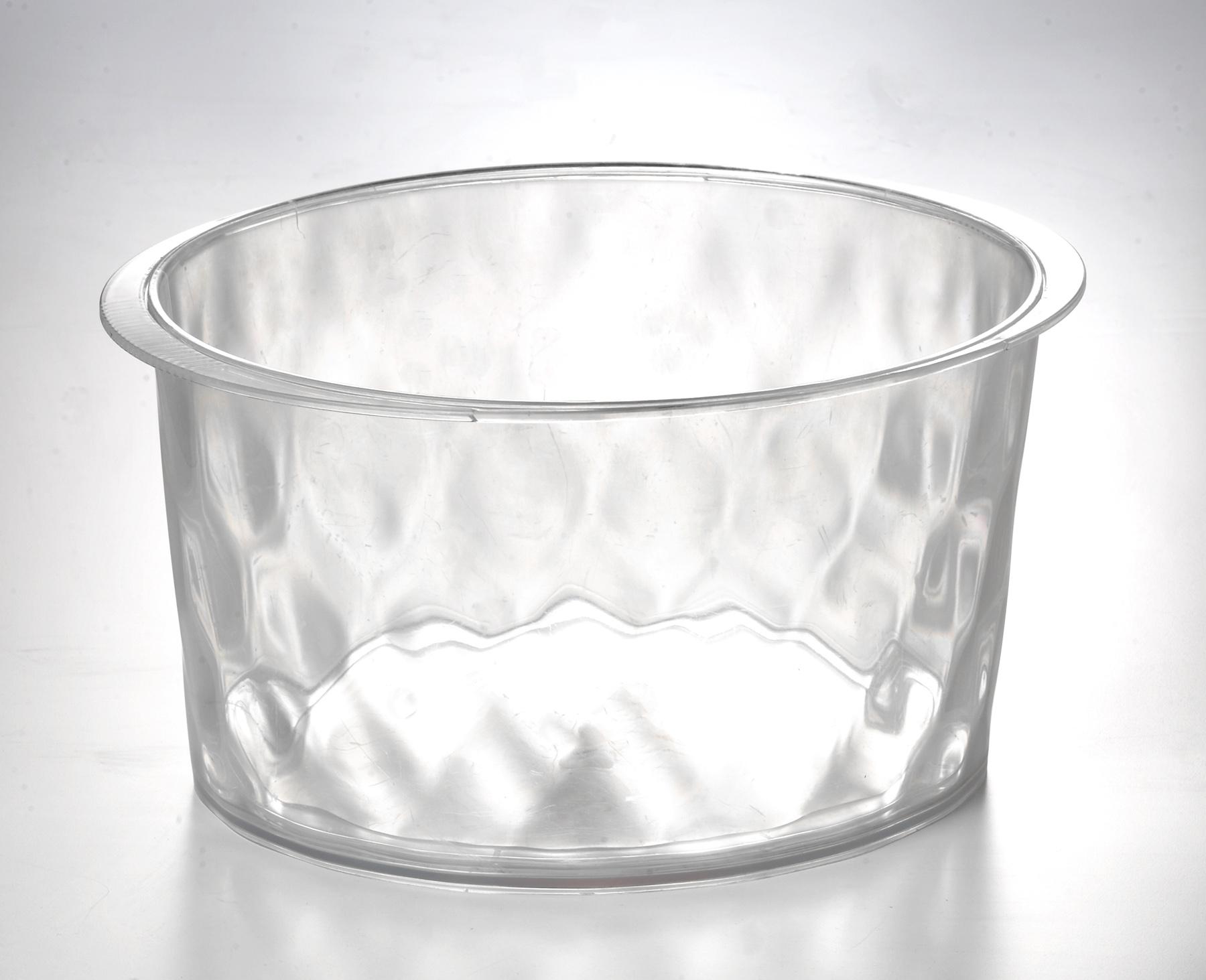Clear Acrylic Oval Ice Tub 6 Gallon - Element Event Solutions