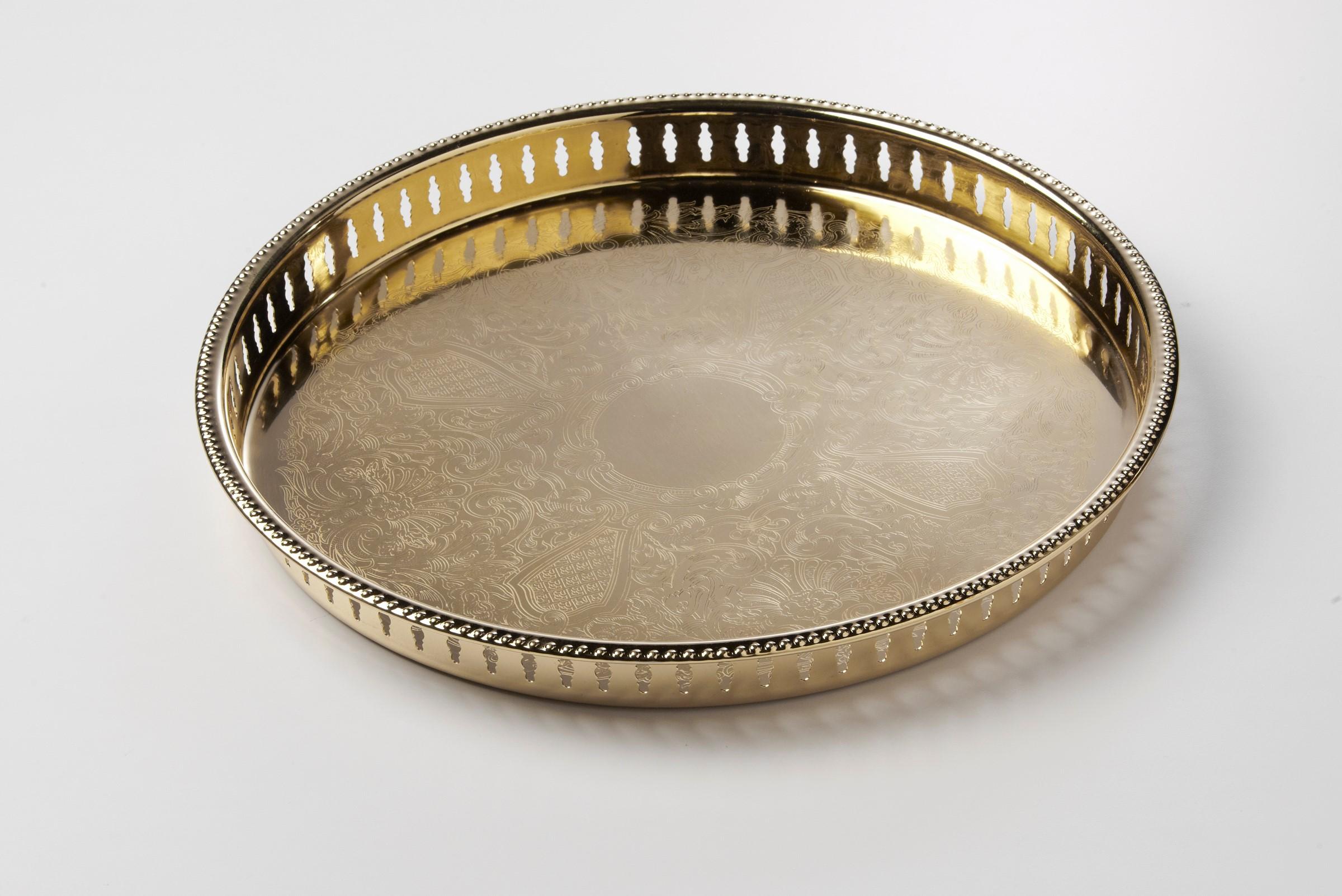 Gold Gallery Tray 15