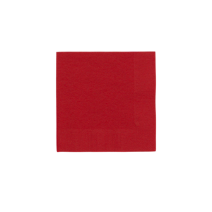 Red Paper Cocktail Napkin 50pk - Element Event Solutions