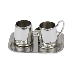 Stainless Steel Cream and Sugar Trays 9