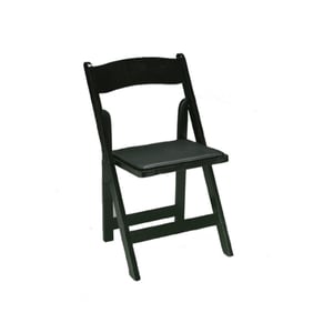 Black Resin Folding Chair - Element Event Solutions