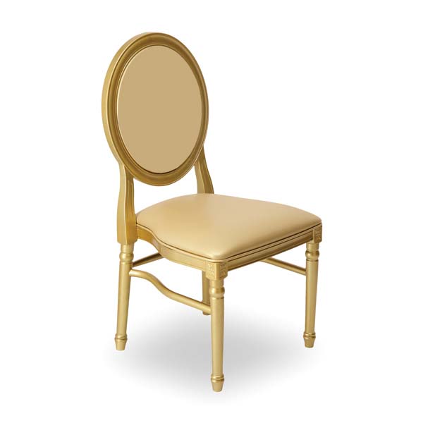Louis Gold Chair - Element Event Solutions