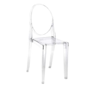 Victoria Ghost Clear Armless Chair - Element Event Solutions