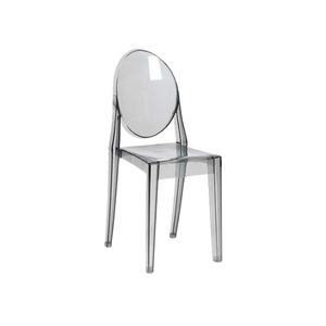 Victoria Ghost Smoke Armless Chair - Element Event Solutions