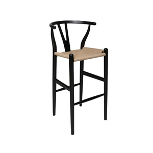 Black Wishbone Barstool - Element Event Solutions