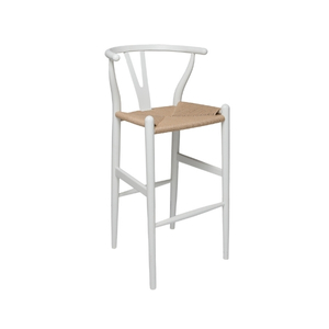 White Wishbone Barstool - Element Event Solutions