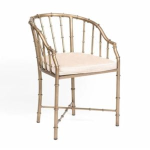 Brass Bamboo Armchair - Element Event Solutions