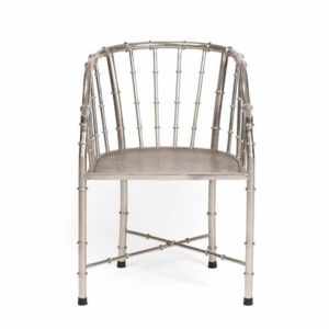 Nickel Bamboo Armchair - Element Event Solutions