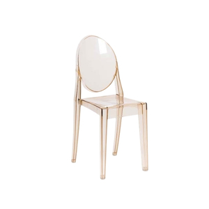 Victoria Ghost Gold Armless Chair + - Element Event Solutions