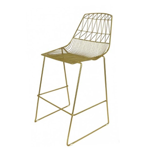 Wired Gold Barstool - Element Event Solutions