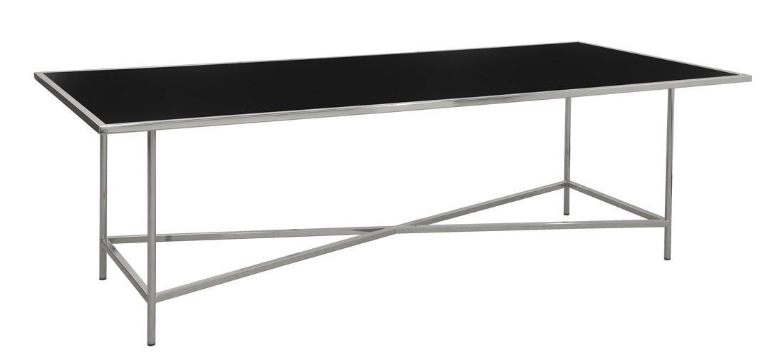 Chrome Framed Dining Table 8'x42