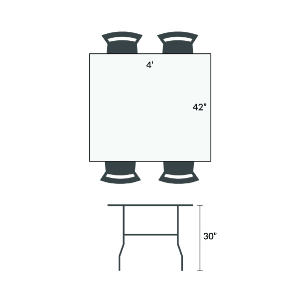 Gallery Table 4'x42