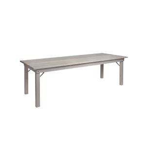 Whitewash Harvest Table 8'x37