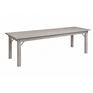 Whitewash Harvest Table 8'x37