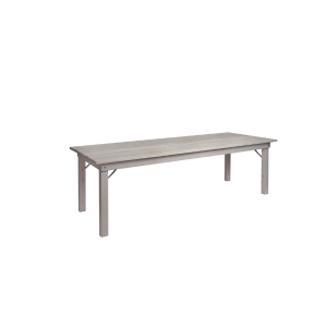 Whitewash Harvest Table 6'x37