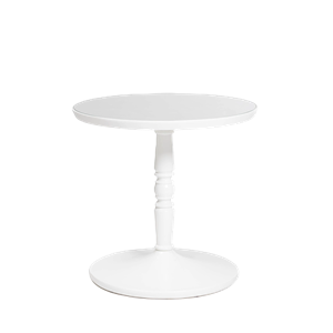 White Mirror Topped Bistro Table - Element Event Solutions