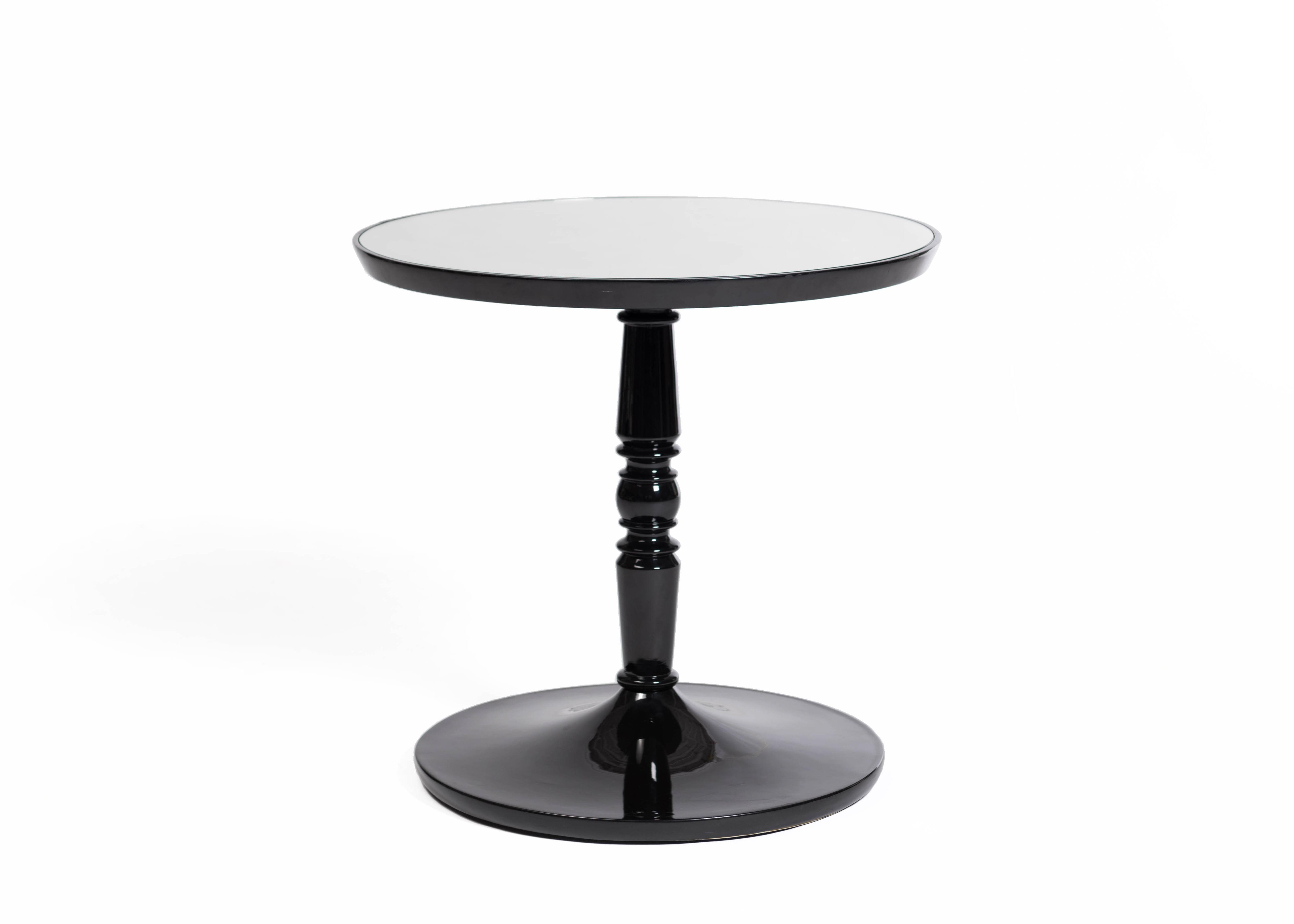 Black Mirror Topped Bistro Table - Element Event Solutions