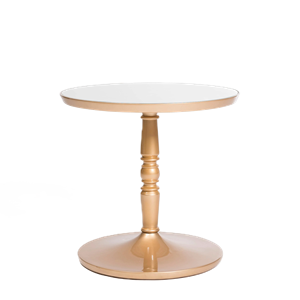 Gold Mirror Topped Bistro Table - Element Event Solutions
