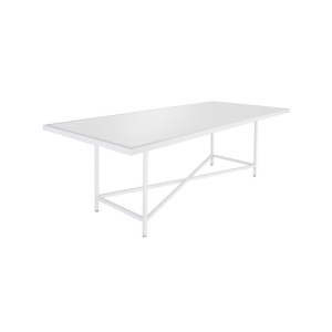 White Rectangular Dining Table - Element Event Solutions