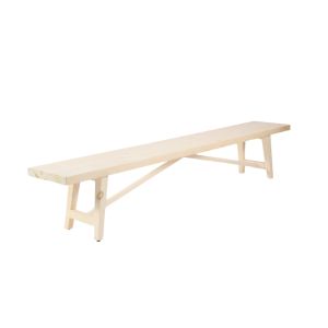White Washed Bench - Element Event Solutions