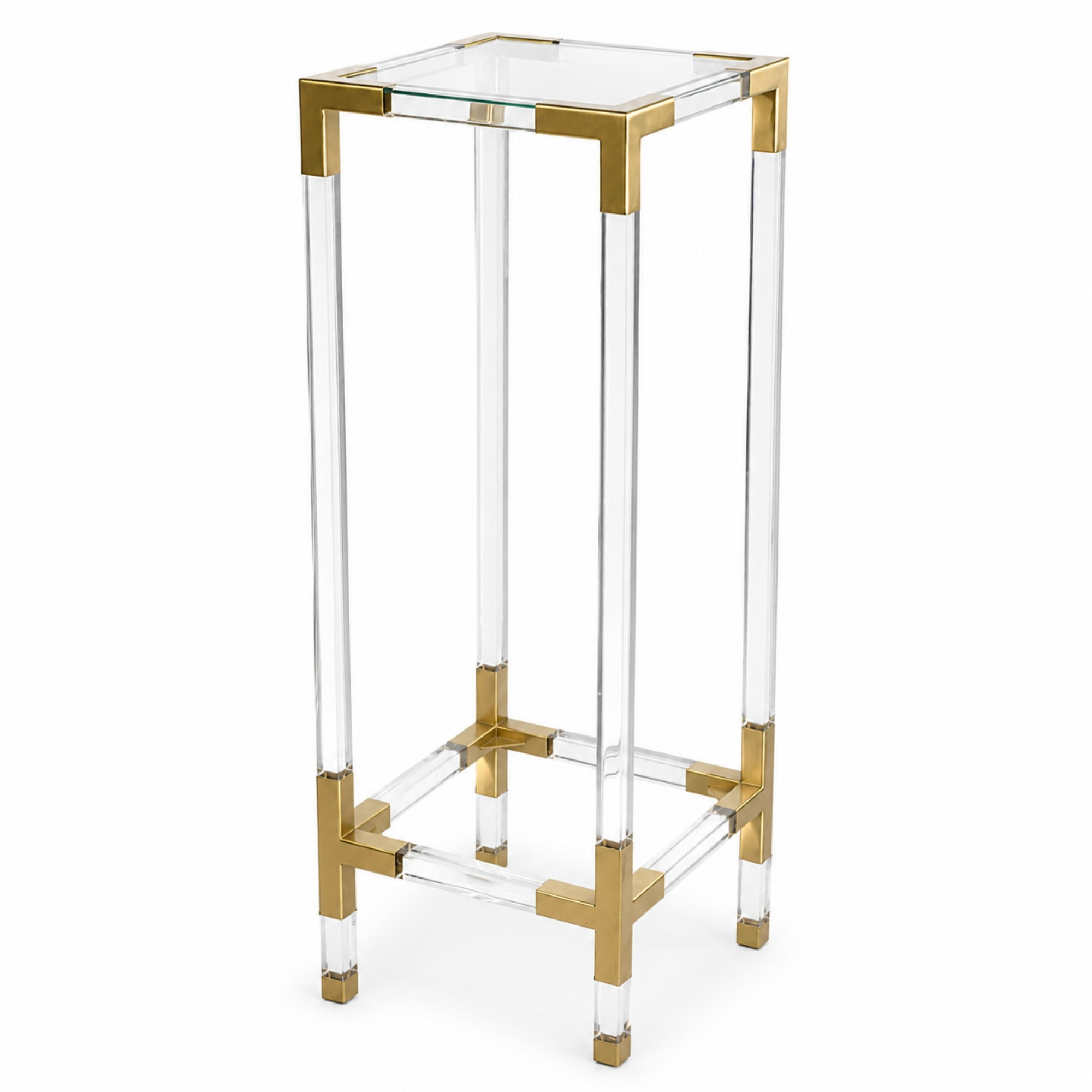 Brass Acrylic Cruiser Table - Element Event Solutions