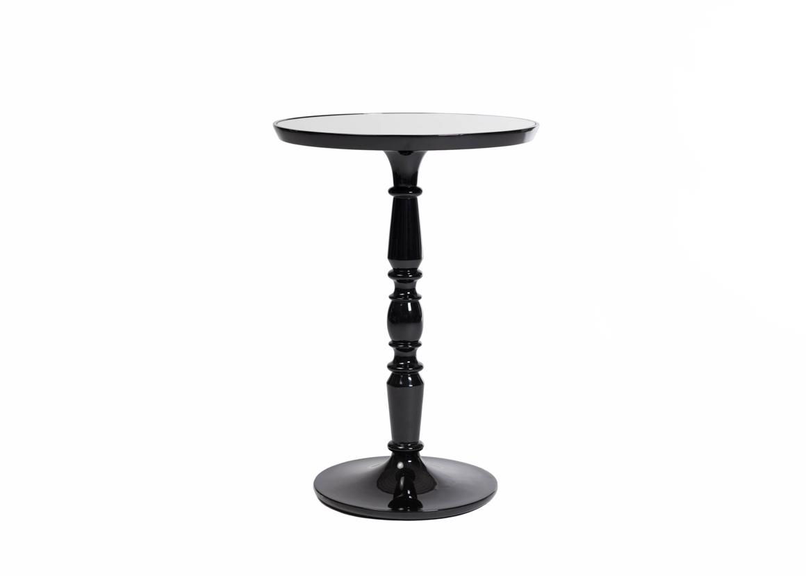 Black Mirror Topped Cruiser Table - Element Event Solutions