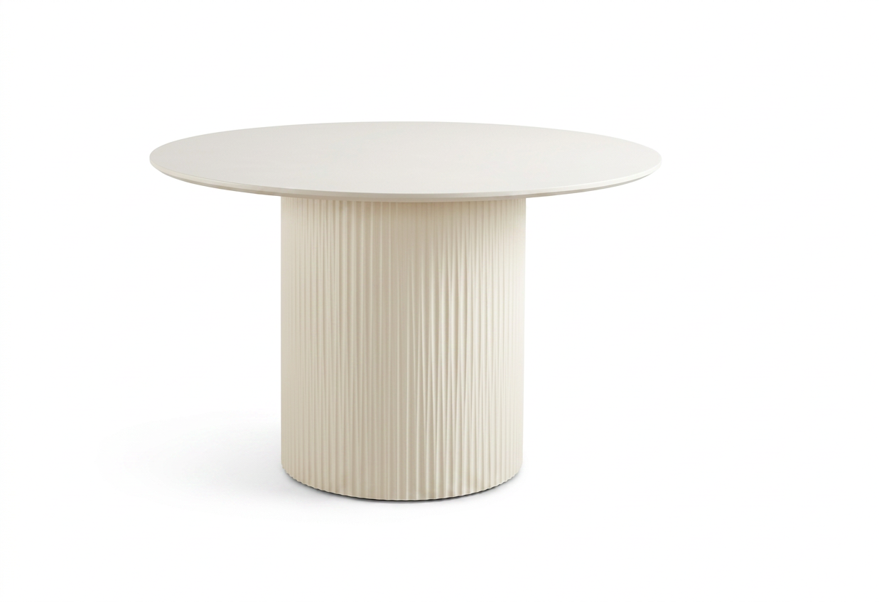 Harmony White Dining Table 42