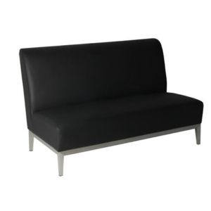 Nova Black Loveseat - Element Event Solutions