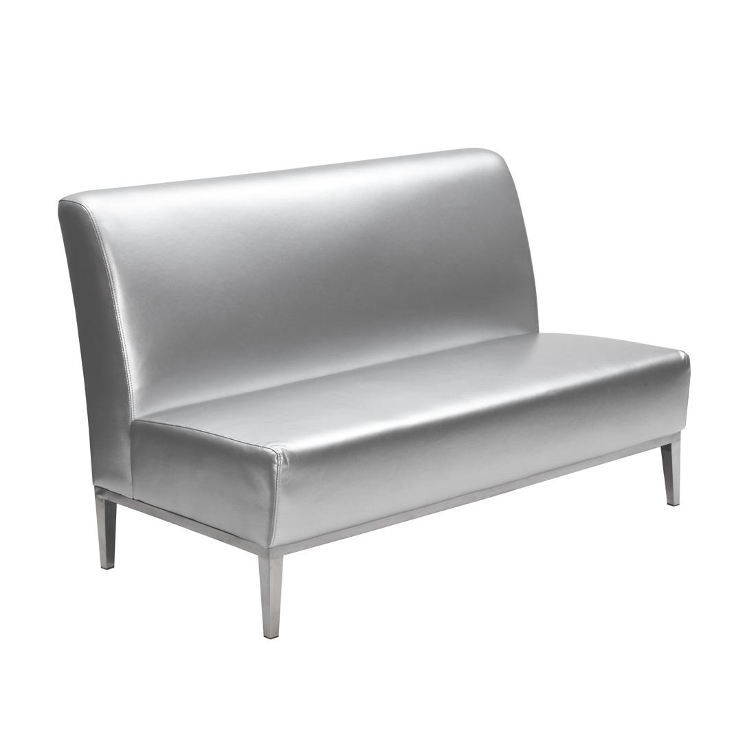 Nova Silver Loveseat - Element Event Solutions