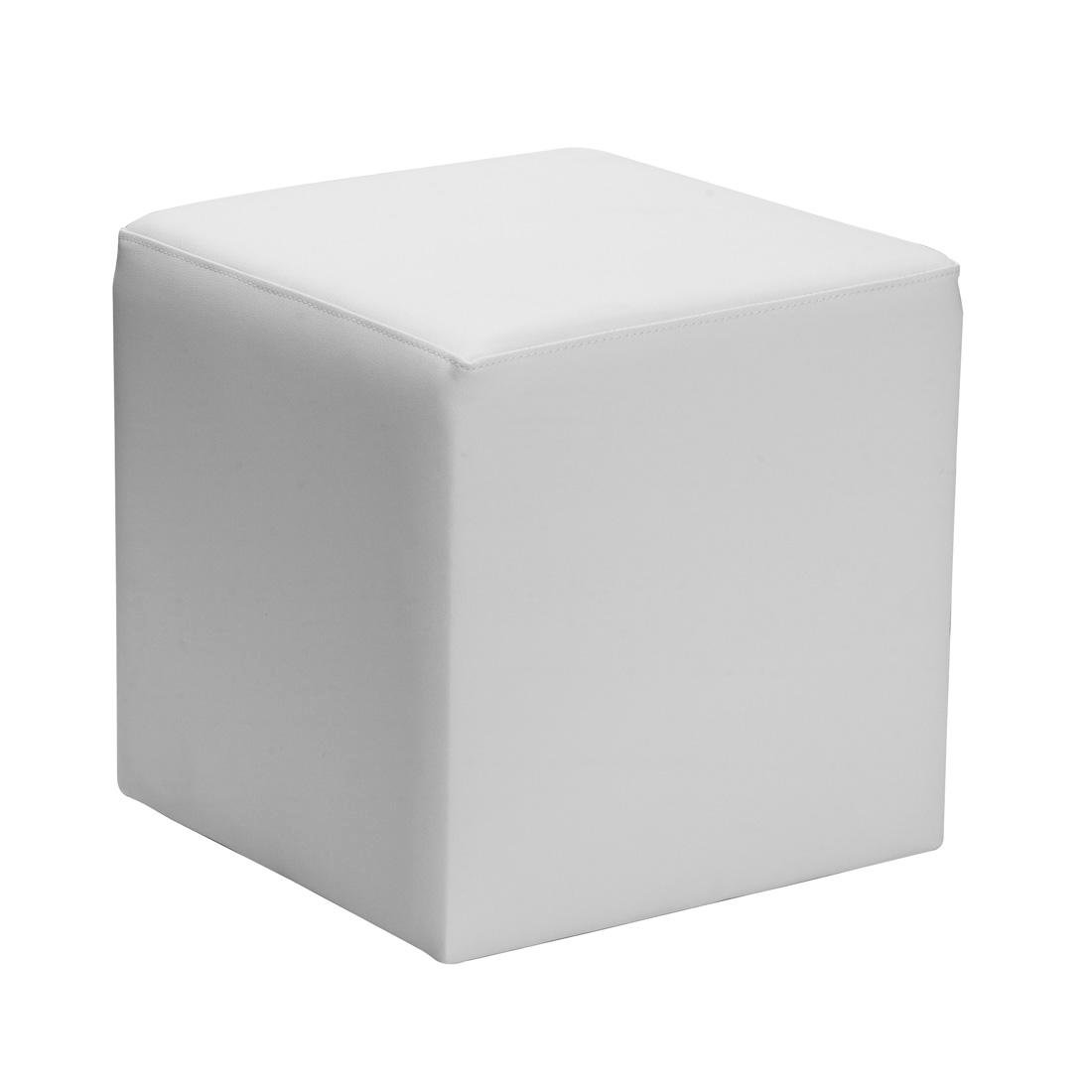 Nova White Cube Ottoman 18