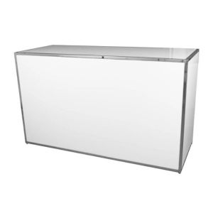 Chrome Framed Bar 6' - Element Event Solutions