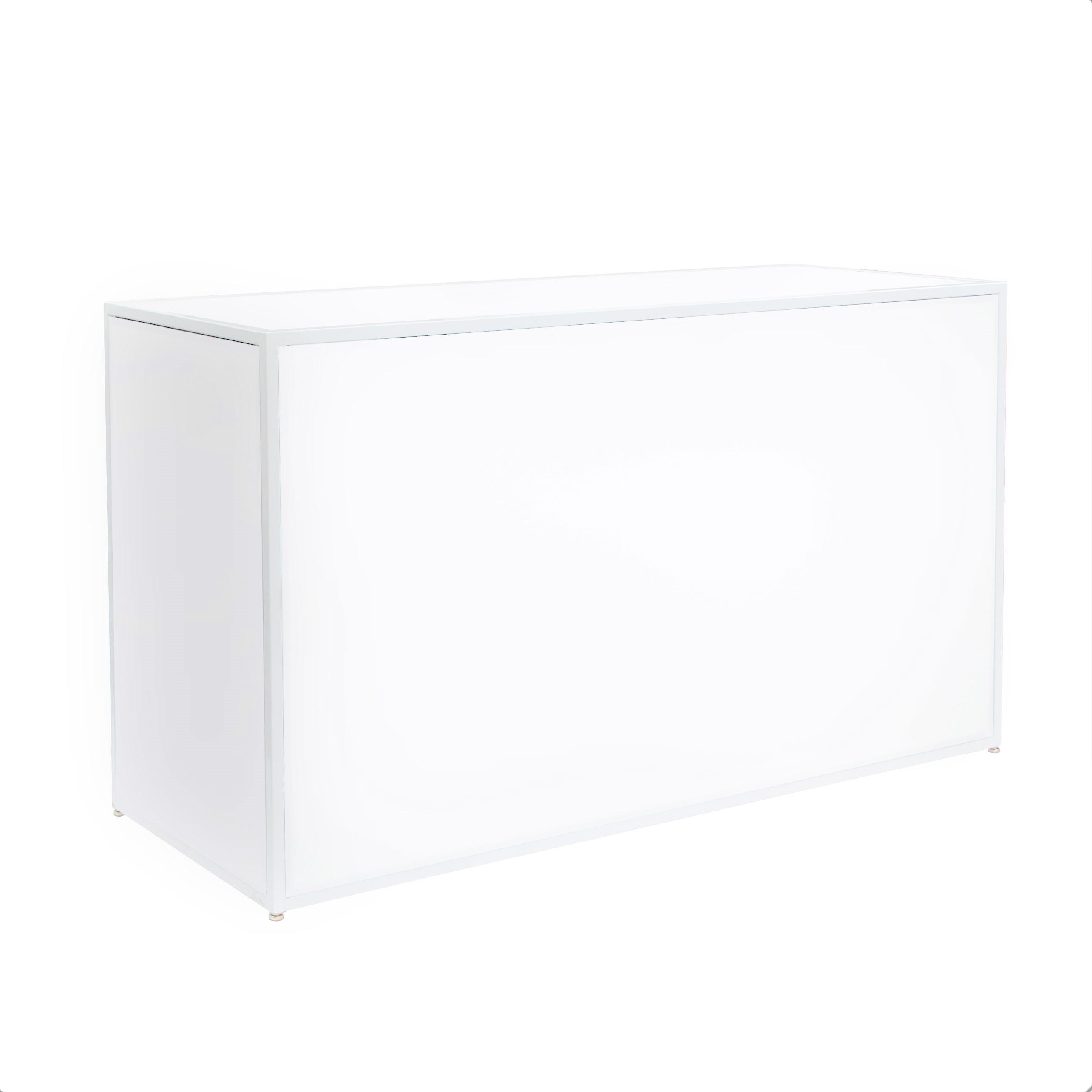 White Framed Bar 6' - Element Event Solutions