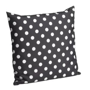 Black and White Dot Square Pillow 20