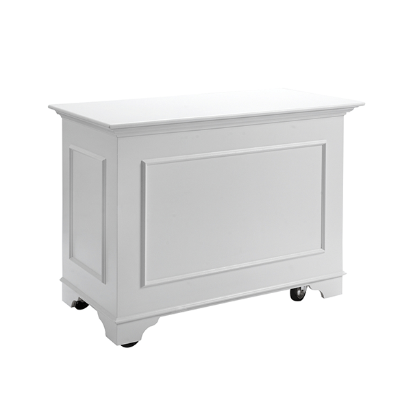 White Display Cart 4'x2'x3'h - Element Event Solutions