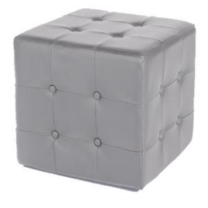 Grey Tuffed 5-Sides Ottoman - Element Event Solutions