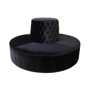 Black Circle Seat - Element Event Solutions