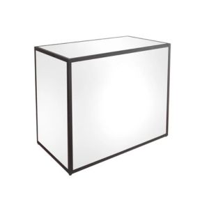 Black Framed Bar 4'x40 with Shelf - Element Event Solutions