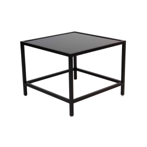 Black Framed Square End Table Small - Element Event Solutions