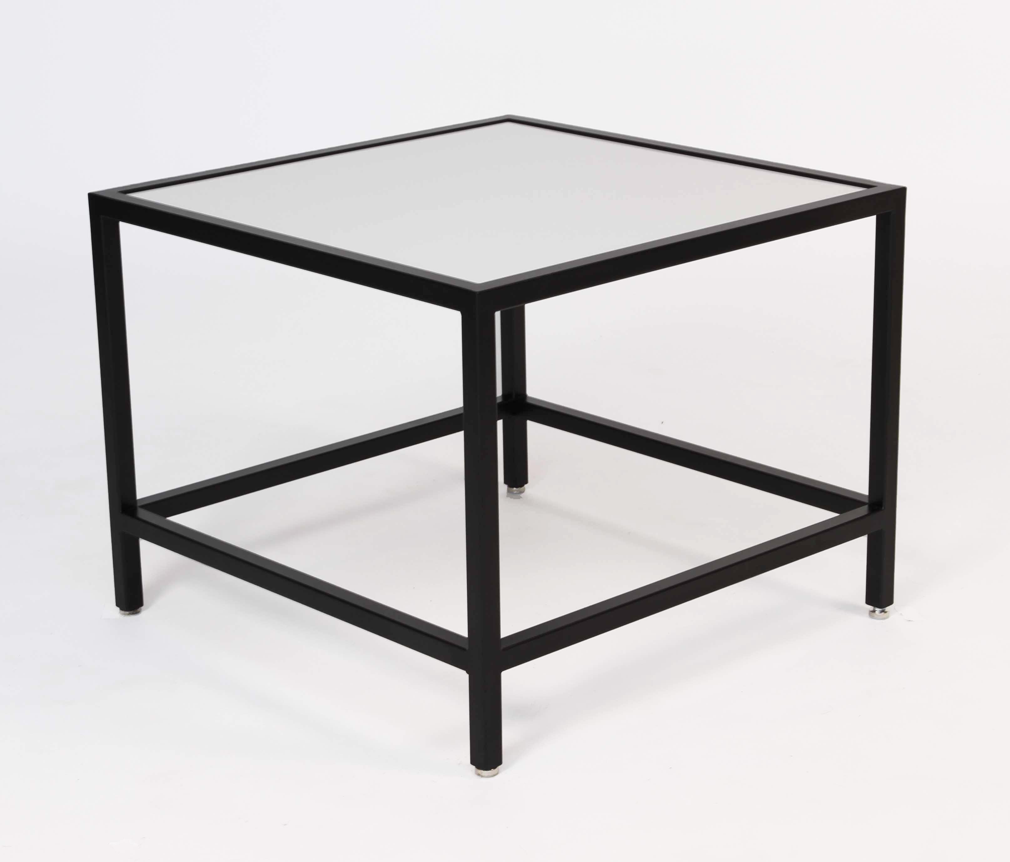 Black Square End Table Small - Element Event Solutions