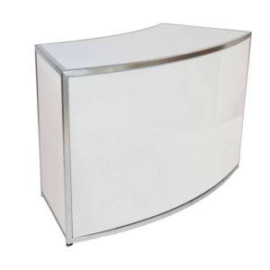 Chrome Framed Curved Bar 1/16 - Element Event Solutions