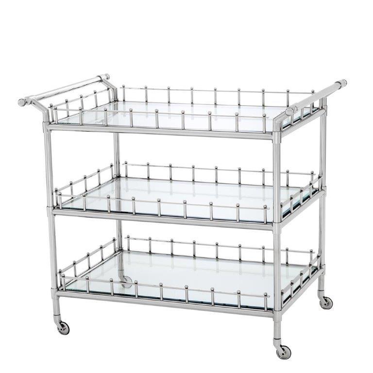Nickel Bar Cart - Element Event Solutions